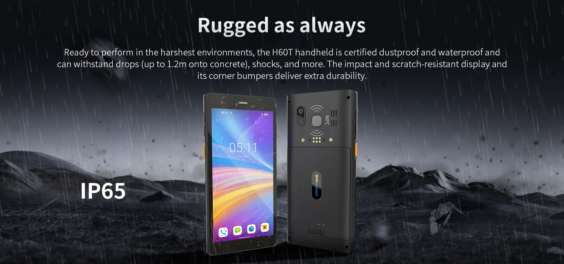 ip65 rugged handheld