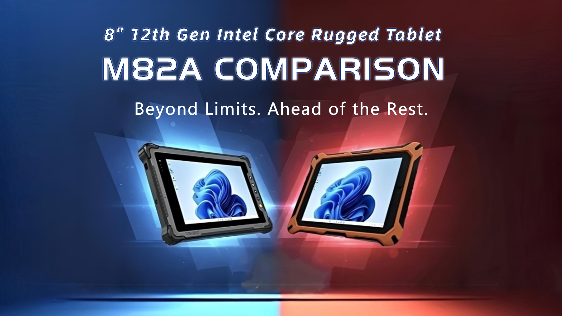the M82A represents Onerugged’s “smallest yet strongest” rugged tablet to date.