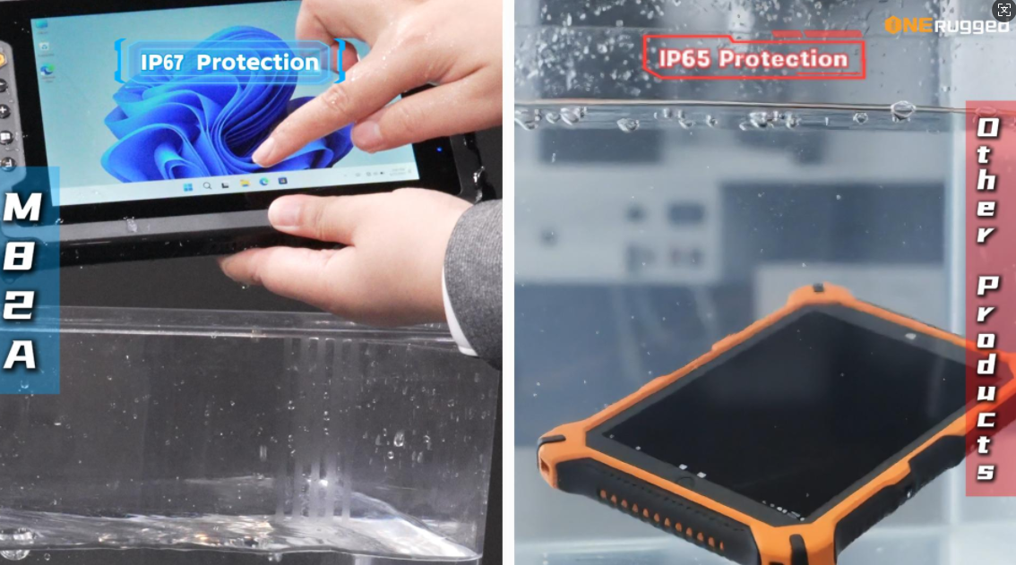 M82A reaches an IP67 waterproof and dustproof rating, allowing full submersion without performance loss