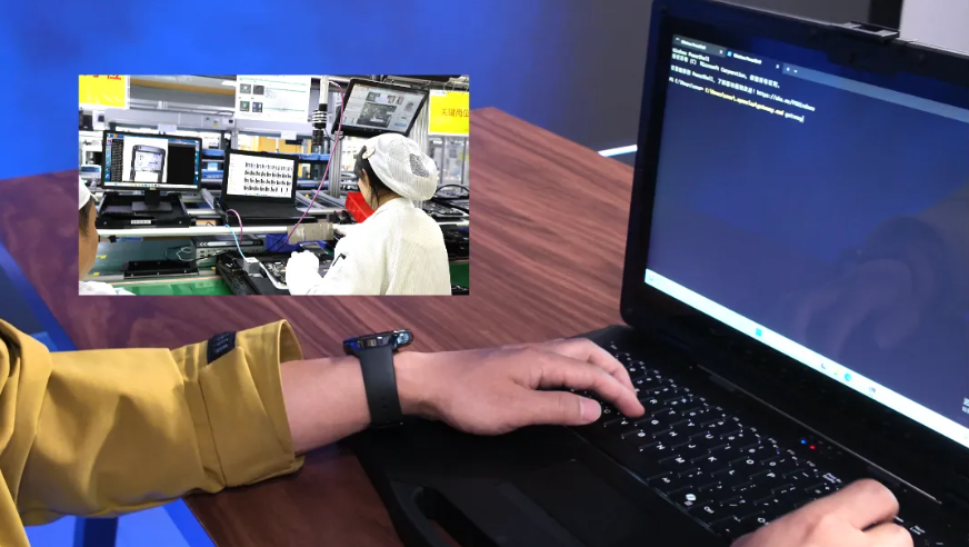 ONERugged custom rugged laptop. OpenClaw can call upon local vision inspection models to analyze product defects in real-time