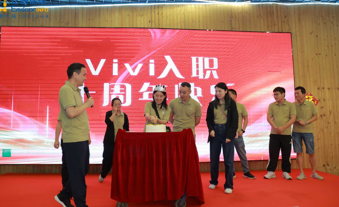 special celebration was held for colleagues marking their 10-year anniversary with the company