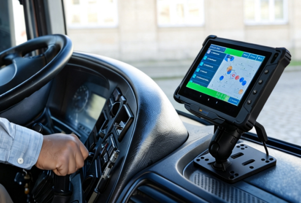 ONERugged V82T rugged vehicle PC is engineered to revolutionize this process. Deeply integrated with advanced bus audio guide systems