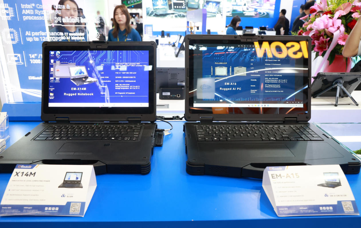 Emdoor introduced a new tier of rugged AI laptops and tablets capable of running complex algorithms