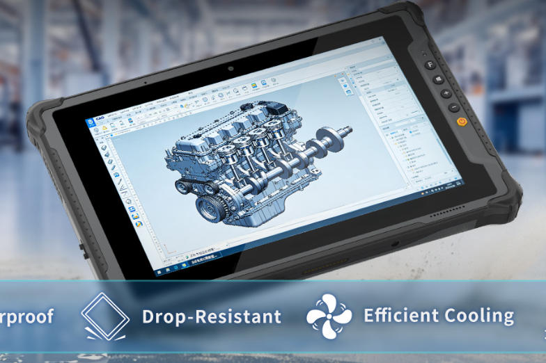 Rugged AI Tablet can process real-time video feeds for facial recognition Rugged AI Tablet can process real-time video feeds for facial recognition