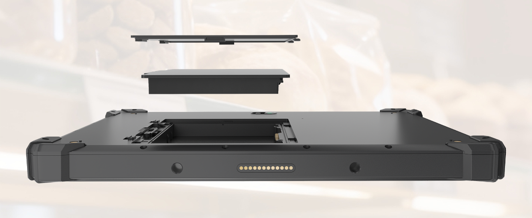  tablet integrates a high-performance professional 2D barcode scanner optical module that effortlessly reads standard 1D barcodes as well as dense 2D QR codes, even on reflective surfaces or damaged packaging.