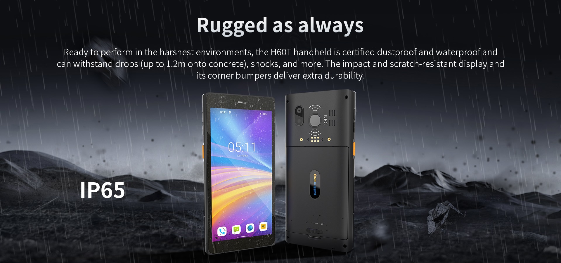 ip65 rugged handheld