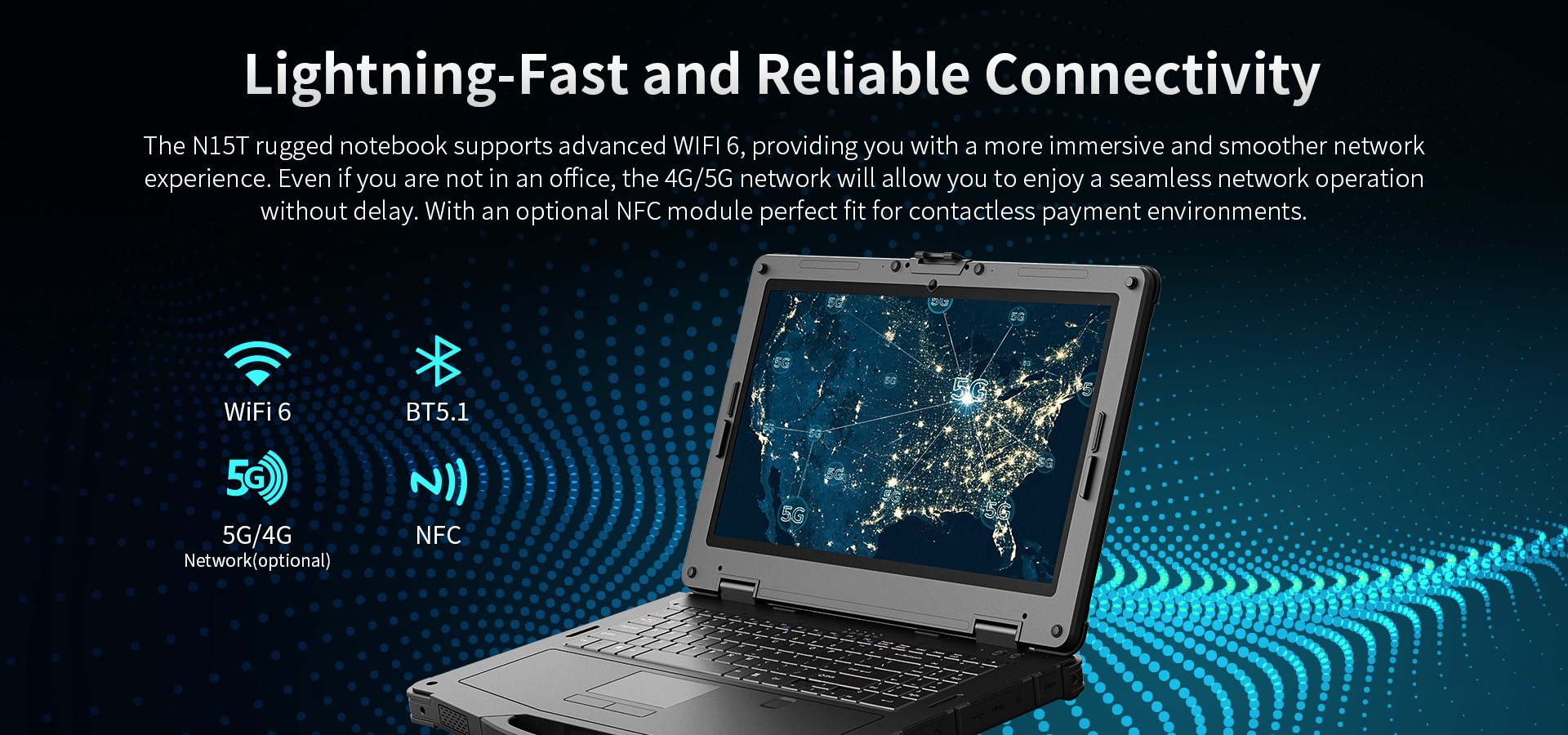 15.6 inch rugged notebook