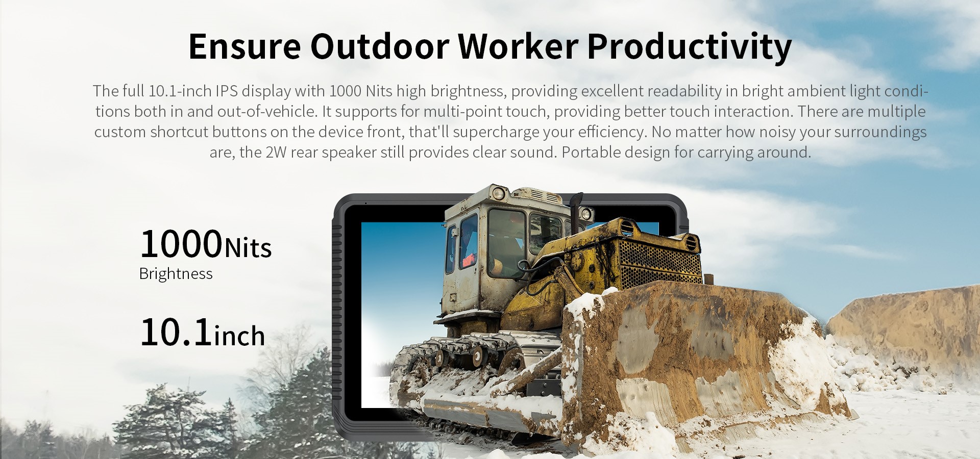 high brightness vehicle pc