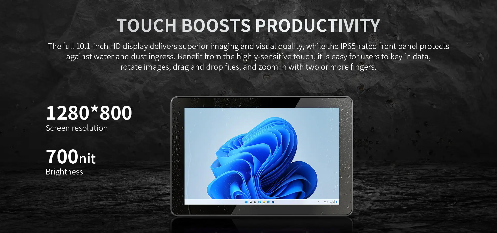 10.1 inch panel pc