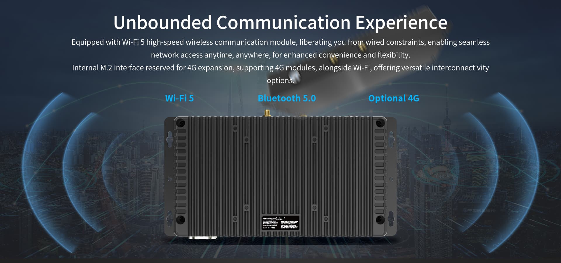 embedded box pc with wi-fi 5