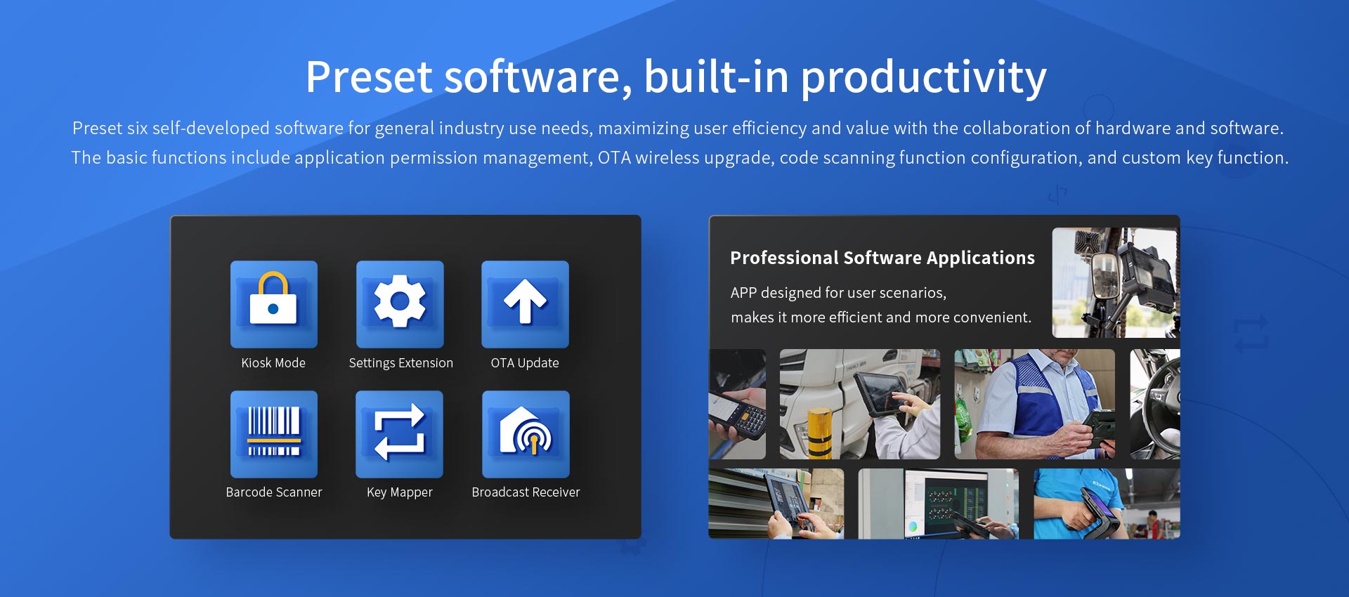 vehicle tablet software