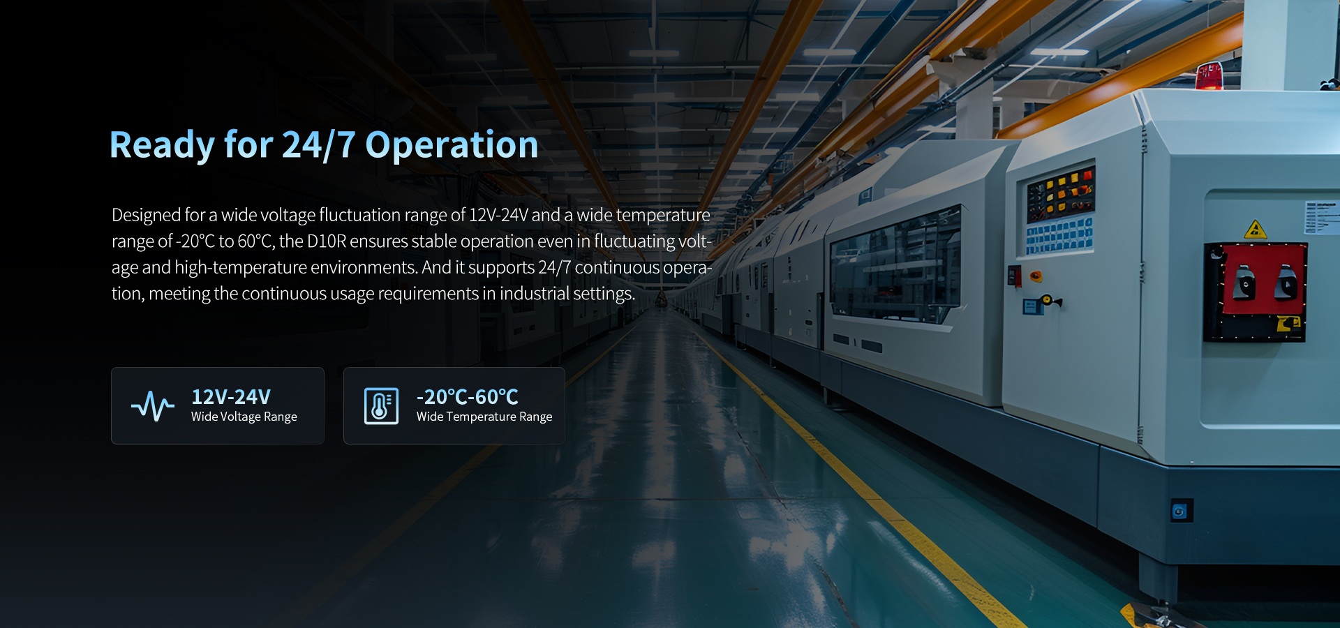 digital signage with wide temperature