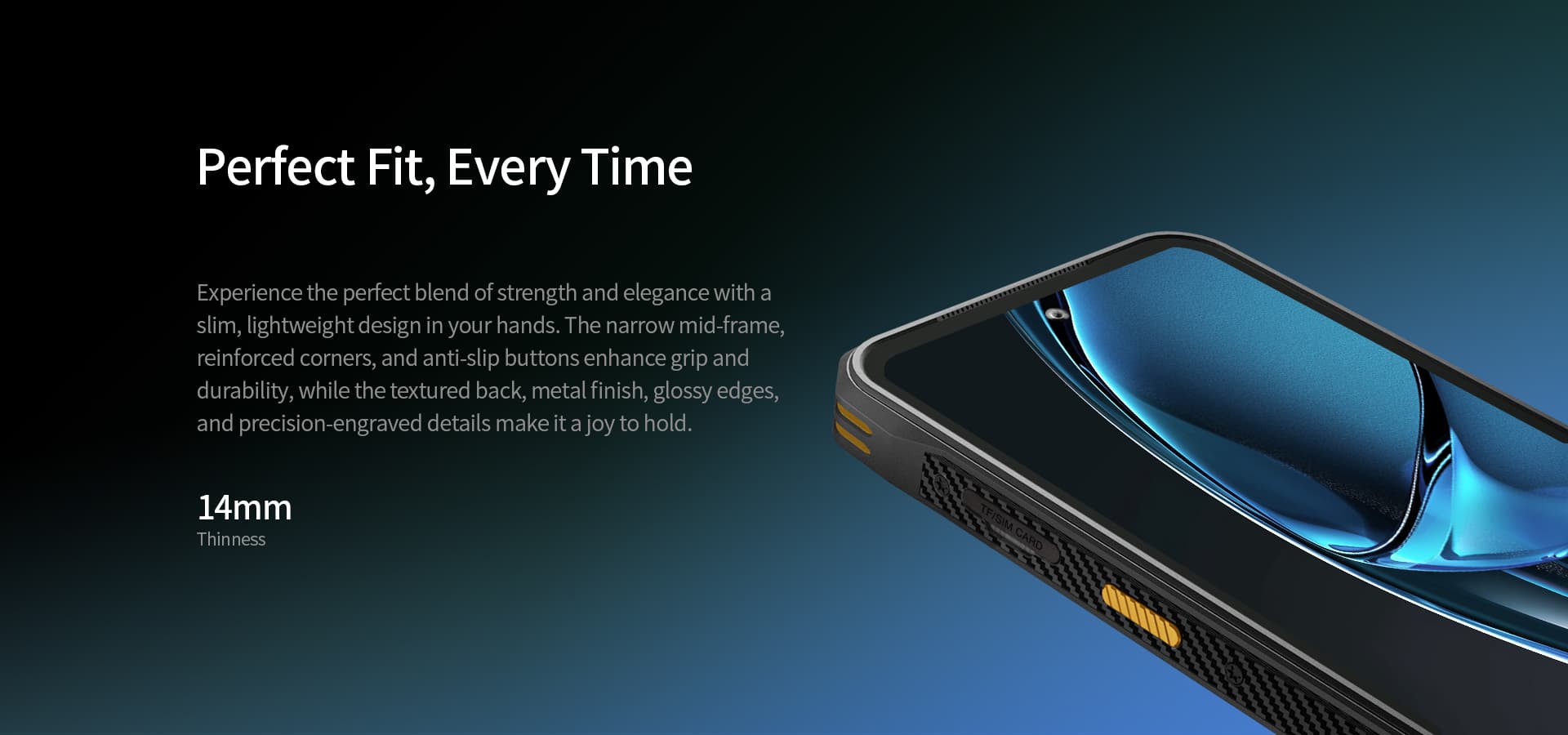 thinness rugged phone