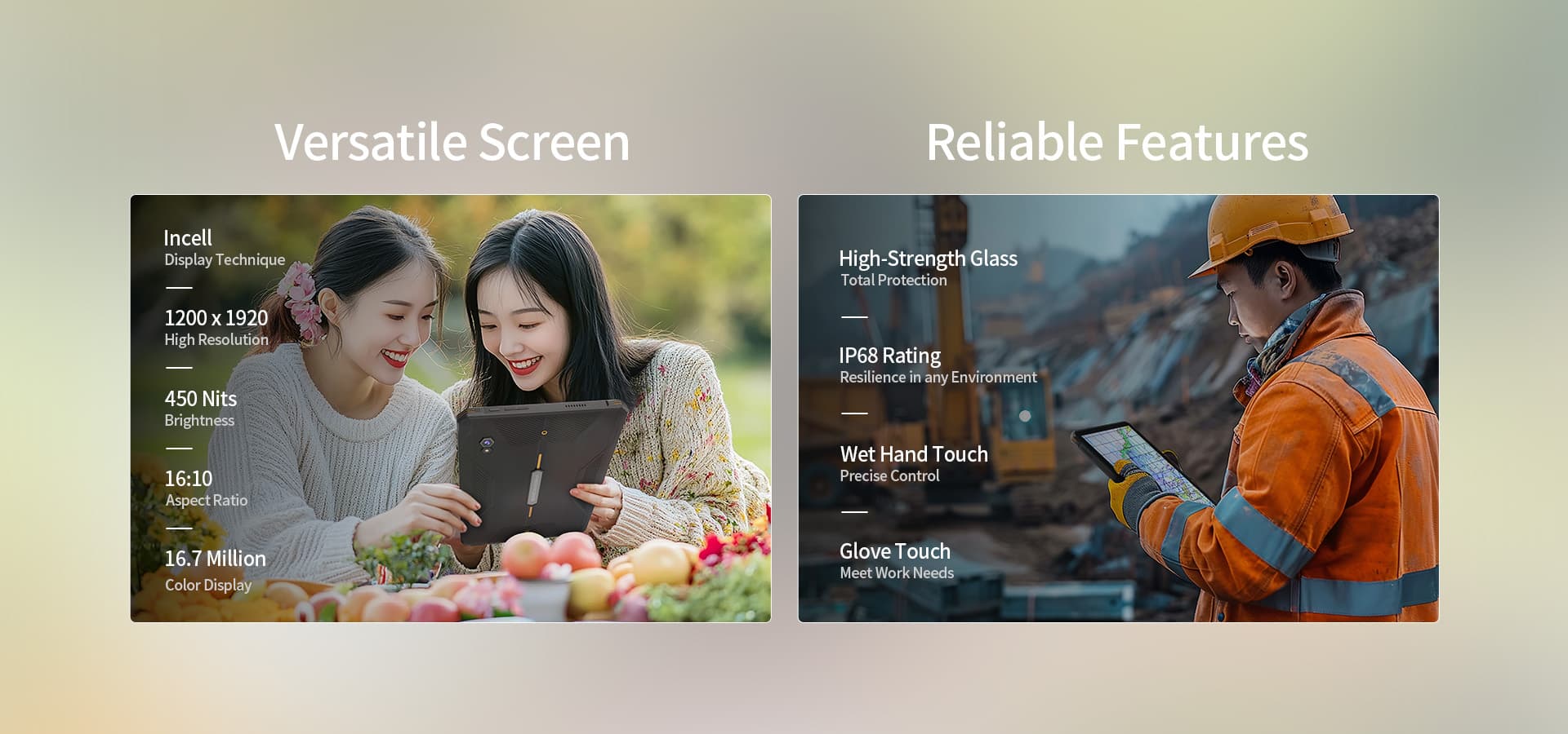 ip68 outdoor rugged tablets