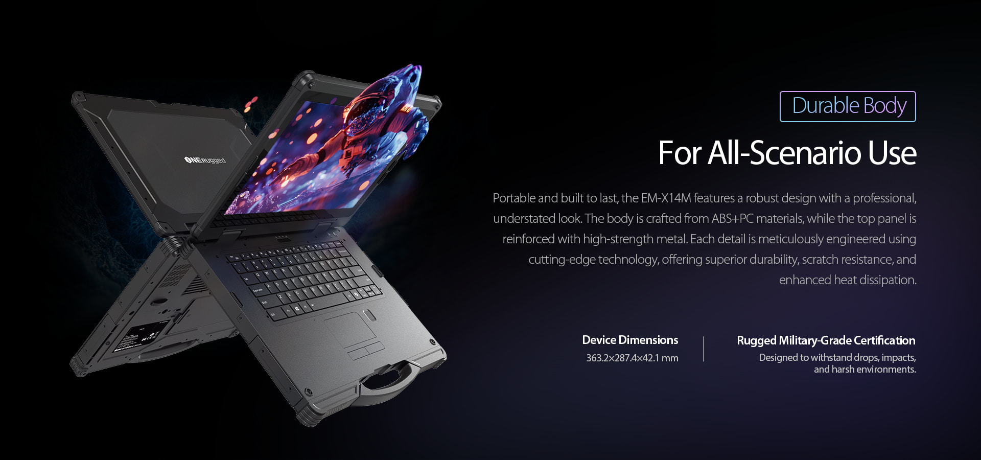 military grade rugged notebook pc