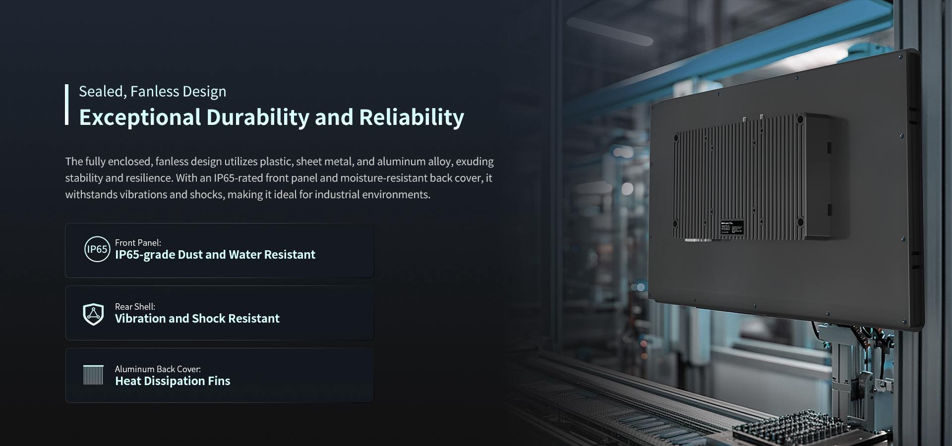 ip65 industrial panel pc