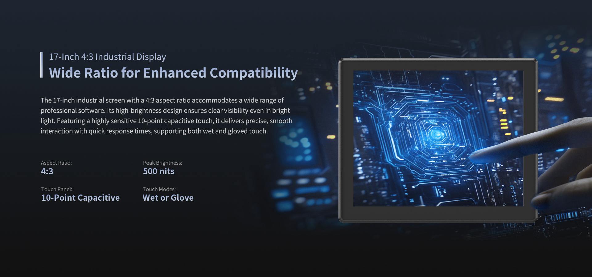 17 inch rugged panel pc 