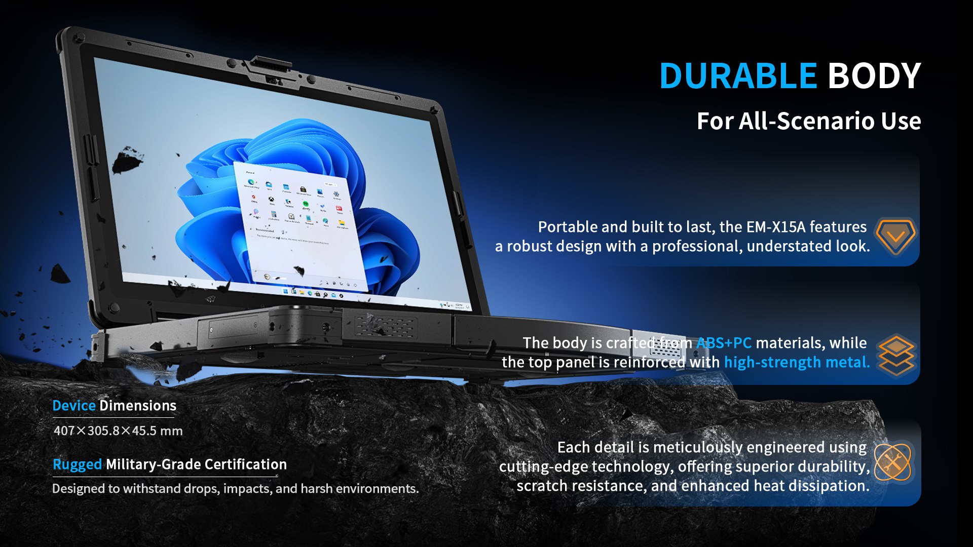 military grade rugged notebook