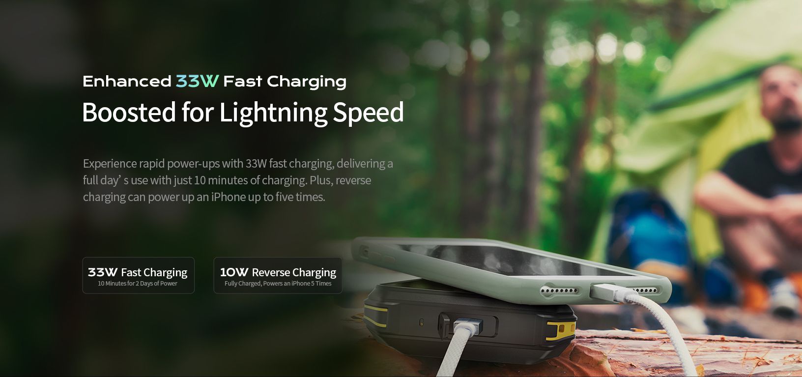 fast charging rugged phone