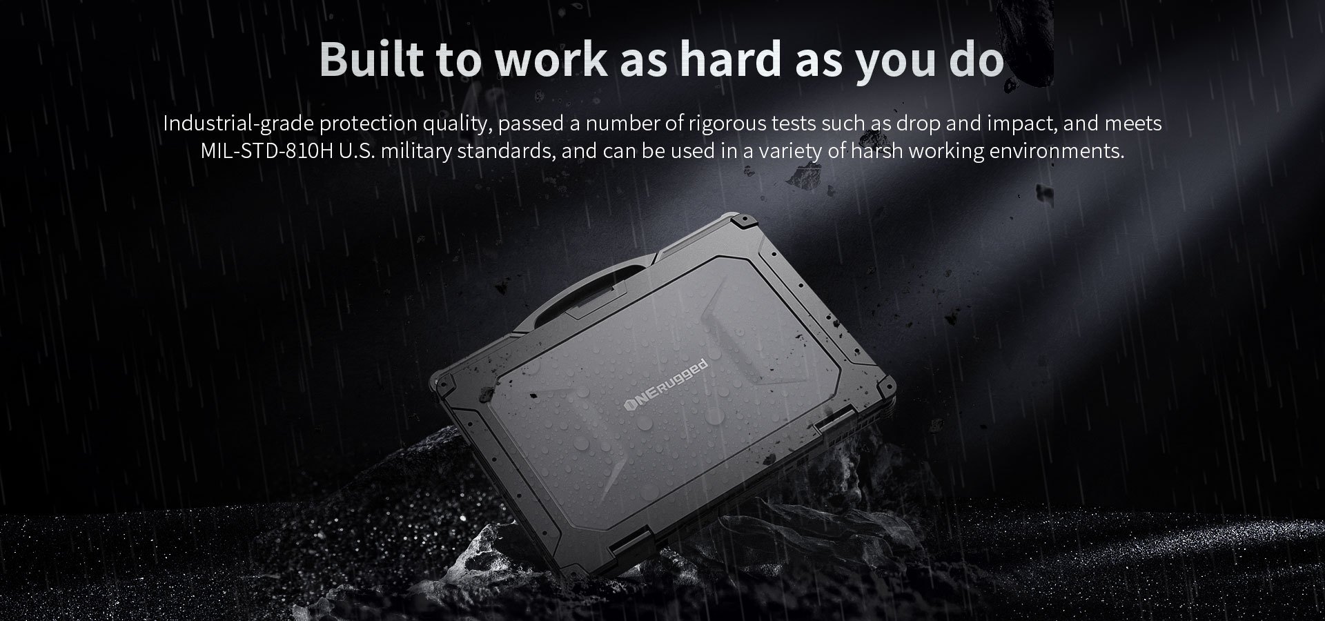MIL-STD-810H rugged notebook