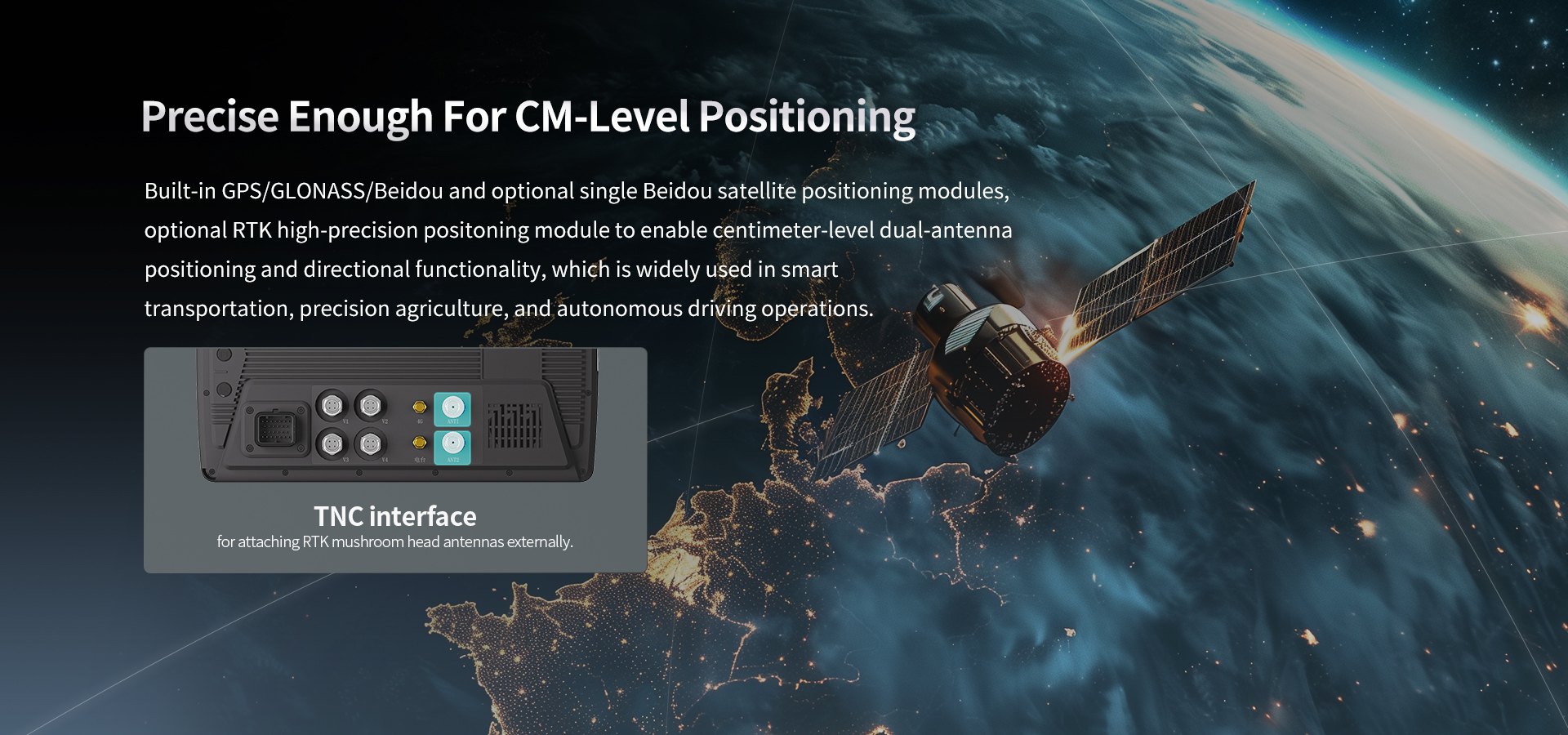 Rugged Vehicle Tablet with GPS