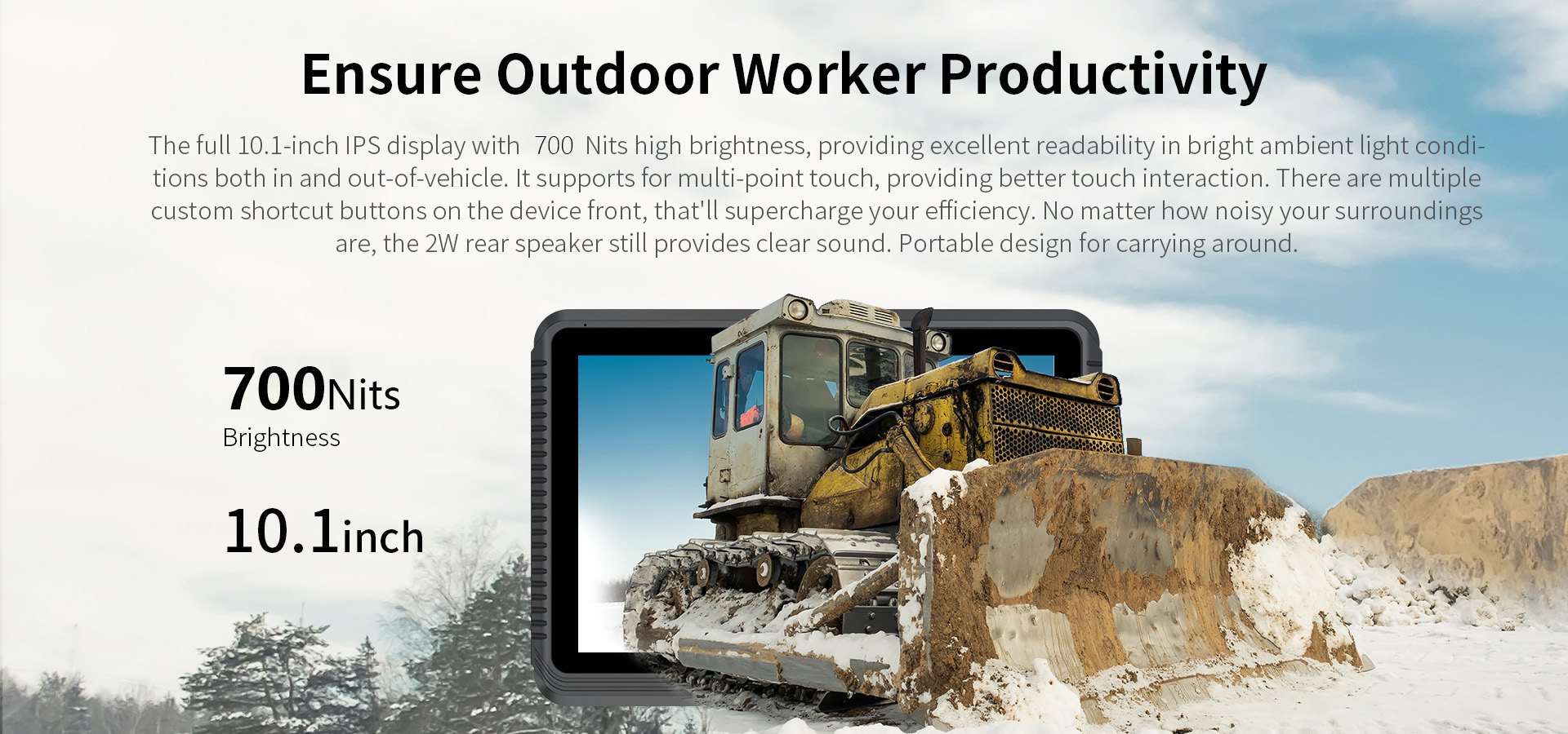 high brightness vehicle pc