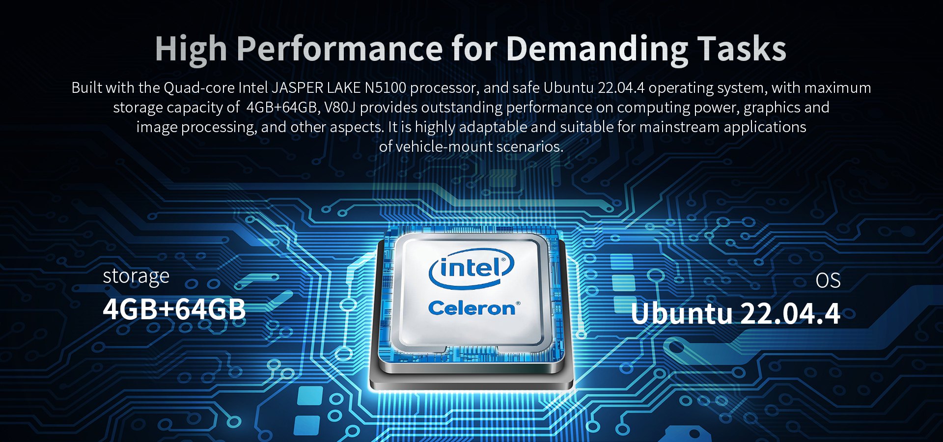 vehicle pc with n5100 processor