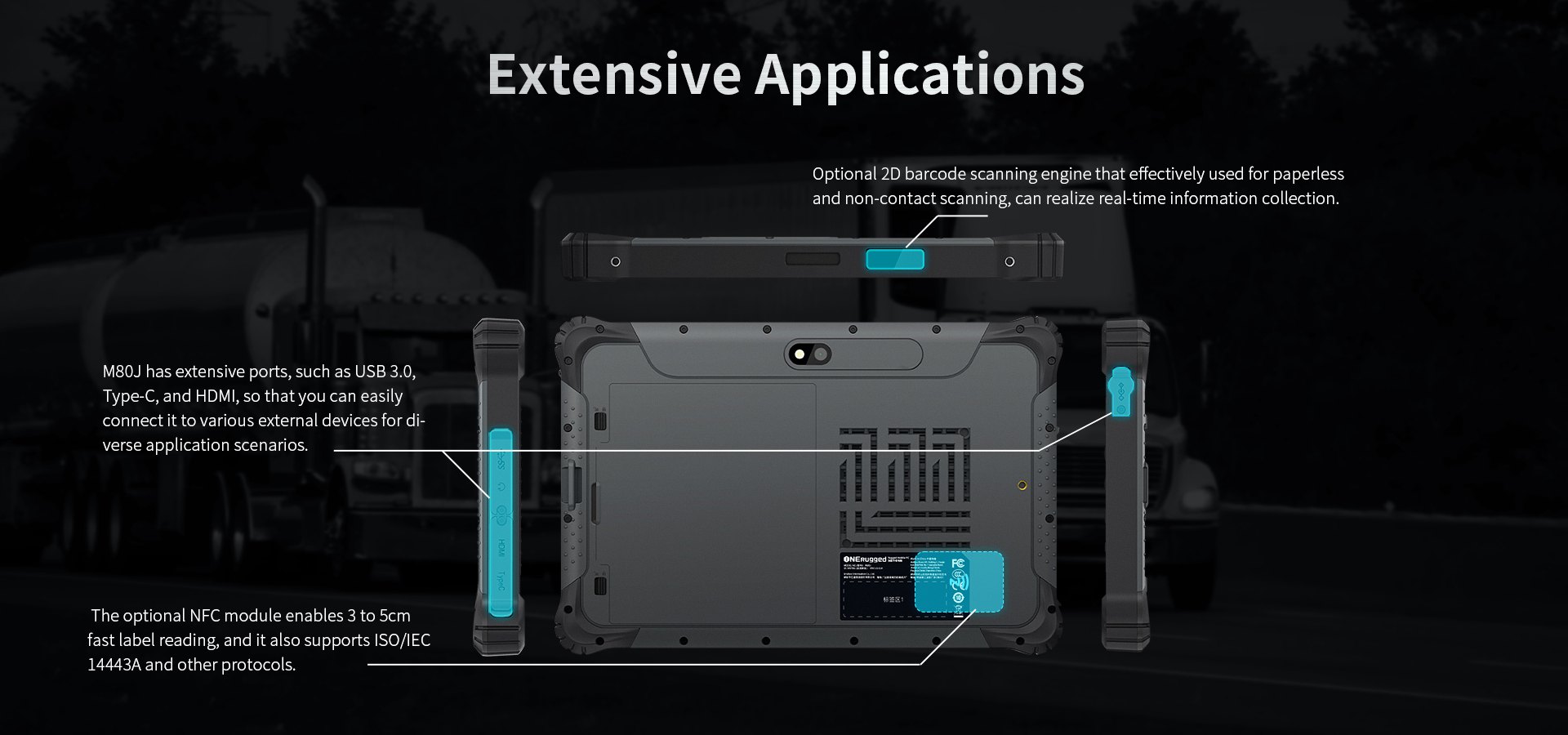 8.0 inch rugged tablet pc