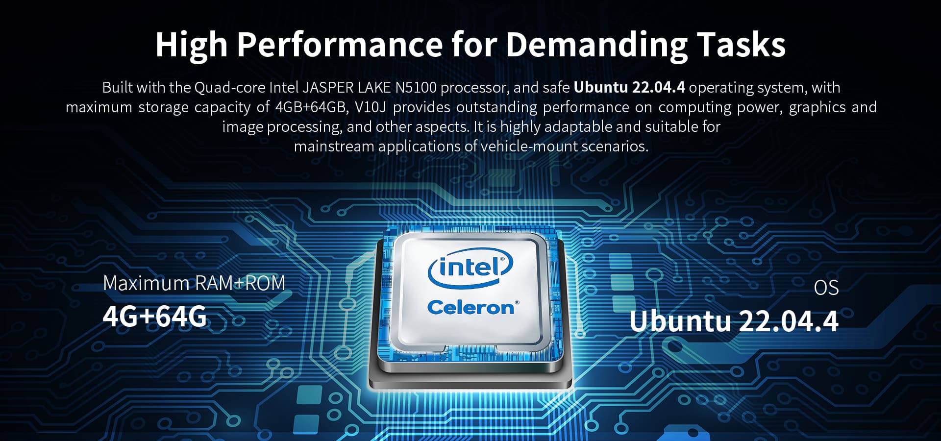 vehicle pc with n5100 processor