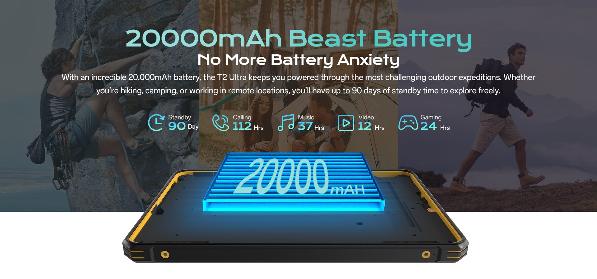 20000mAh rugged tablets