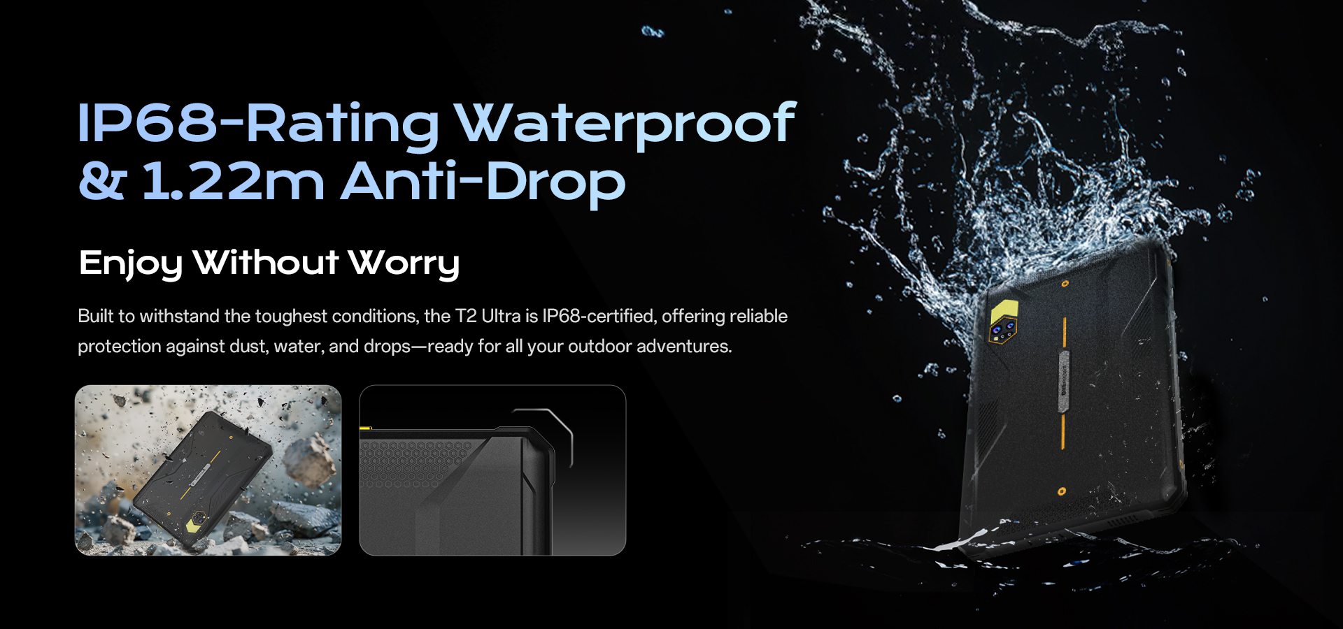 IP68 waterproof rugged tablets