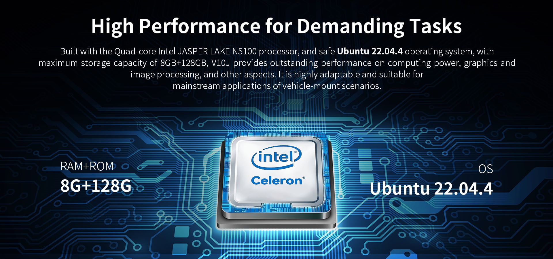 vehicle pc with n5100 processor