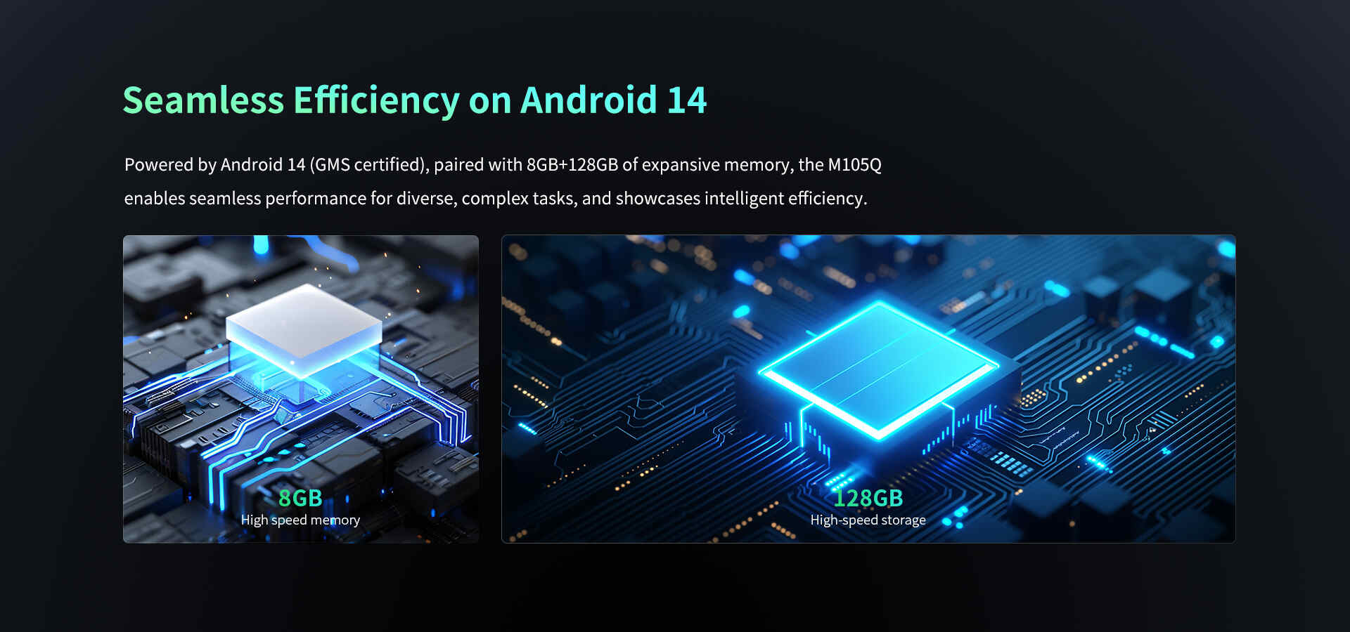 Android 14 GMS-Certified EM-0885M: 8GB+128GB Memory for Seamless