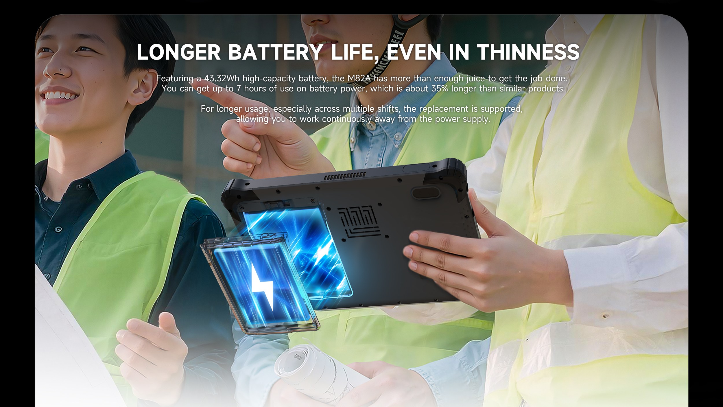 LONGER BATTERY LIFE,EVENIN THINNESS