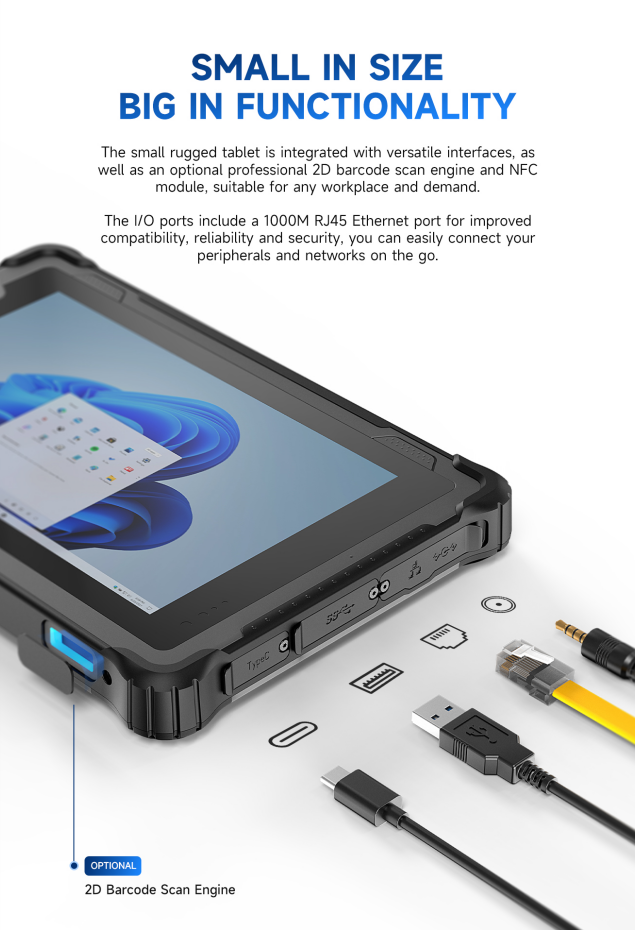 M82A NFC module industrial PC with versatile I/O ports