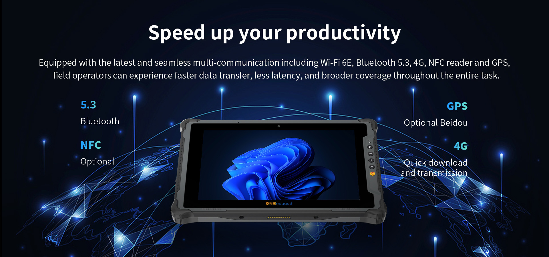 Windows 11 professional rugged tablet M10A with modern interface and enhanced multitasking snap layouts