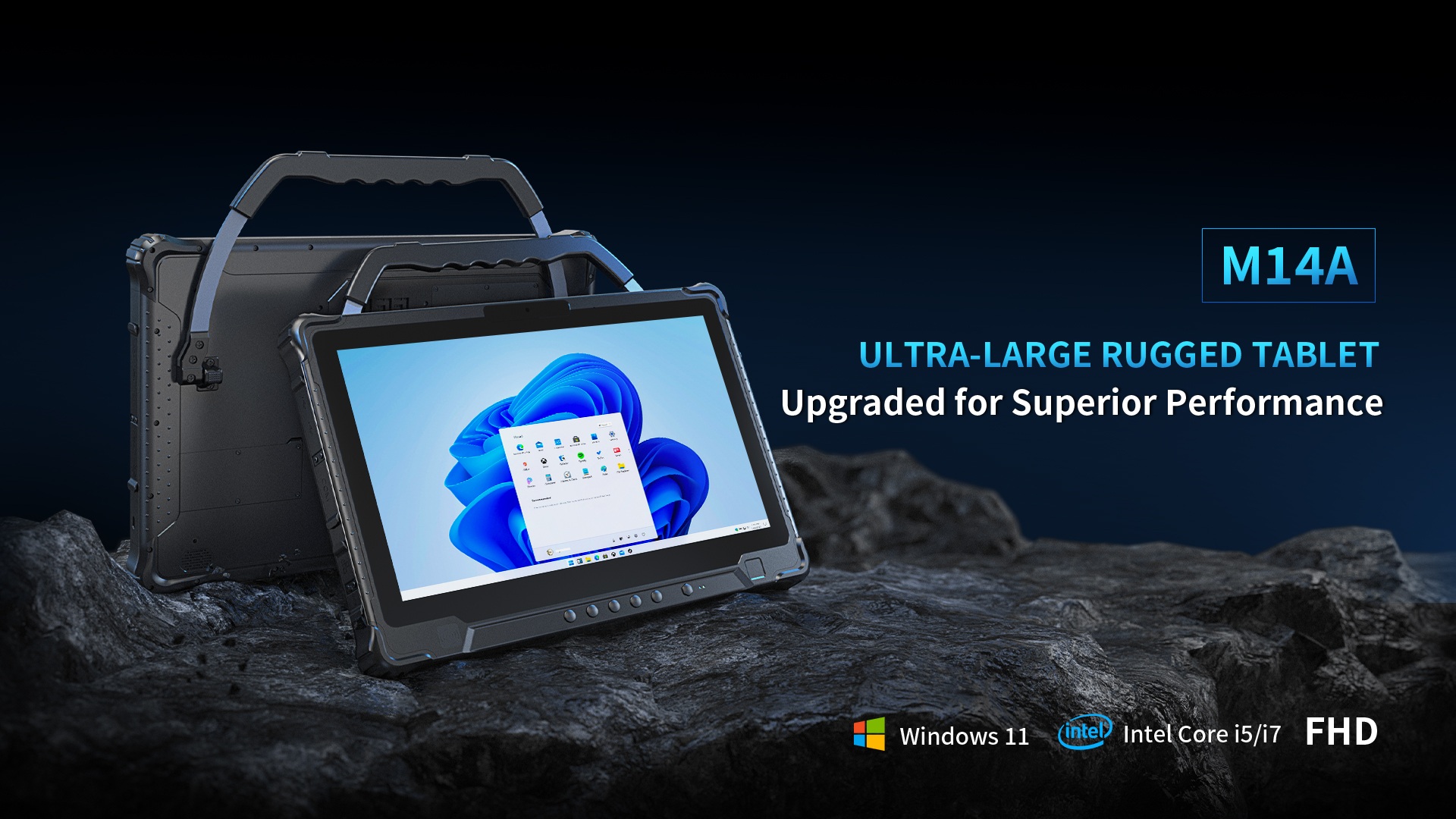 M14A ultra-large 14-inch enterprise performance rugged tablet