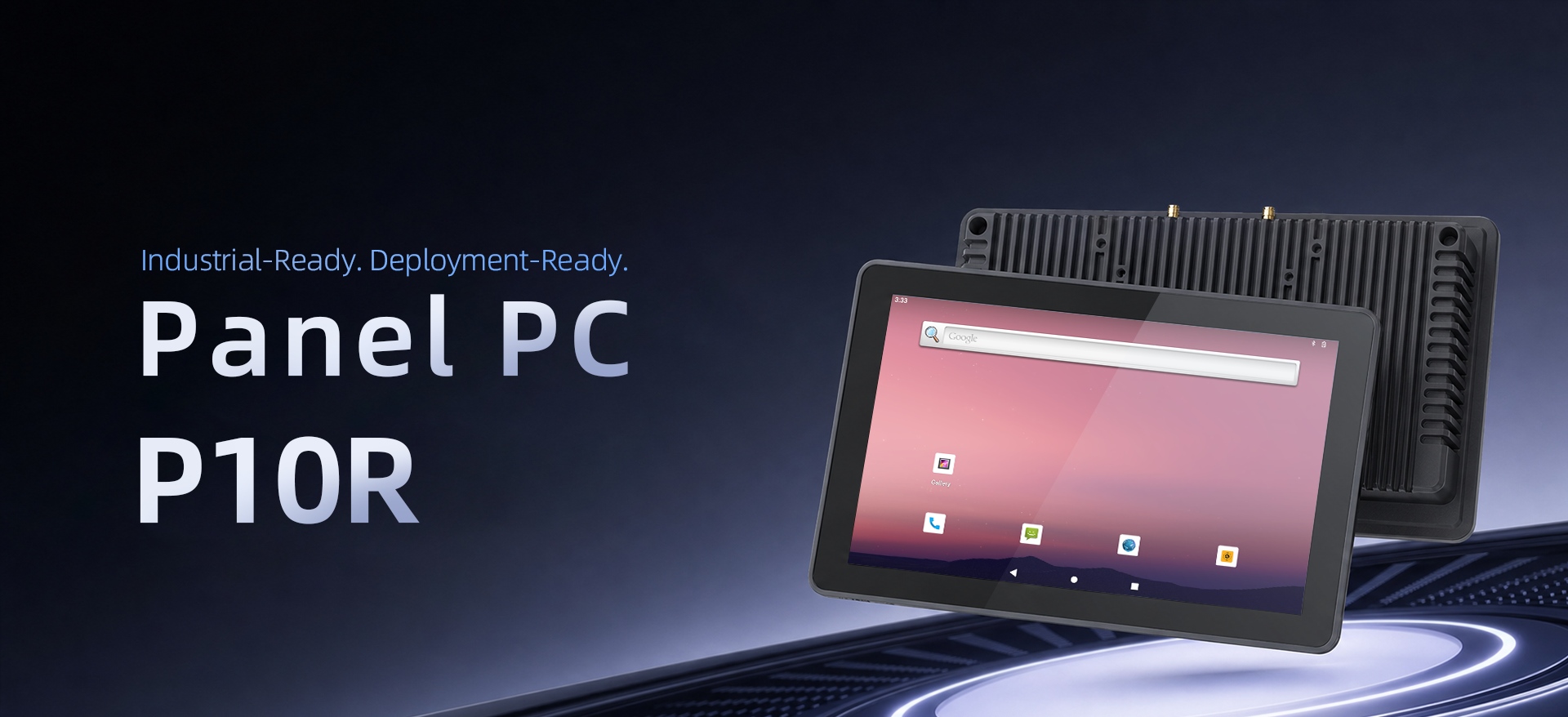 Panel PC P10R industrial-ready deployment-ready device with 10.1 inch display
